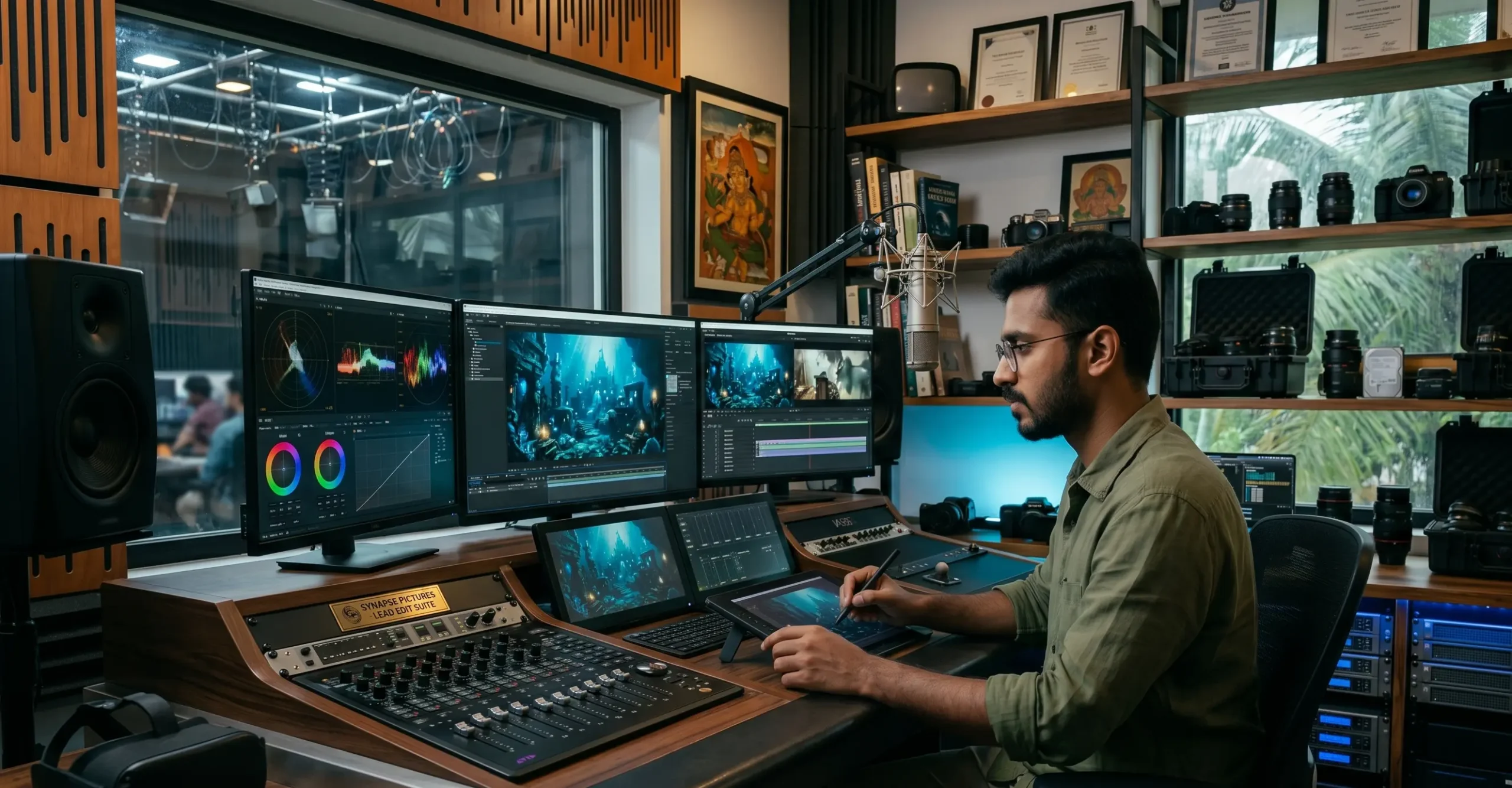 AI film production house working